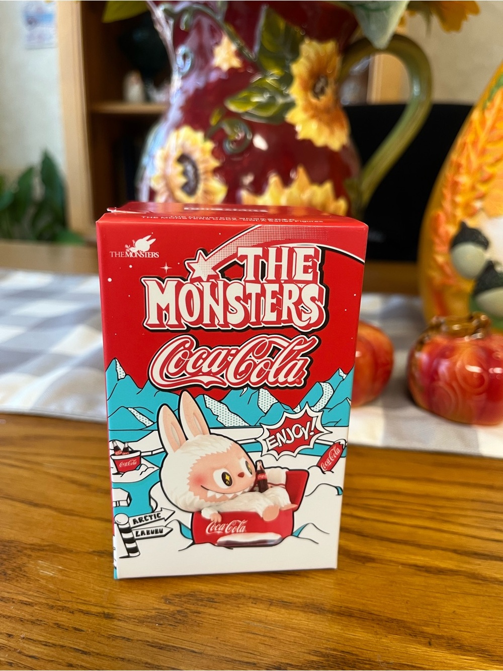 Coca-Cola Pop Mart The Monsters Box - Red, Teal, White